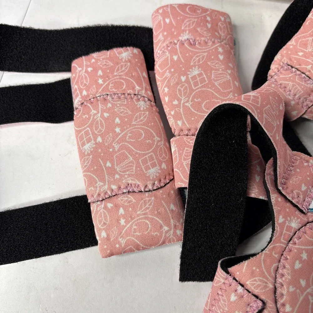 Simply Kids‎ Baby Knee Pads for Crawling in Pink Print 2 Pairs